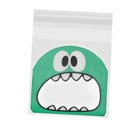 BCOATH 300 Bolsas de Galletas de Plástico Autoadhesivas Dibujos Animados para Fiestas, Seguras y Resistentes, Ideales para Almacenamiento Diario y Regalos
