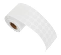 BCOATH 3000 Pegatinas Adhesivas Redondas Blancas de 15 Mm, Etiquetas de Codificación Pequeñas Autoadhesivas para Oficina y Escuela, Etiquetas de Puntos para Clasificación y Organización