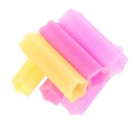 BCOATH 3pares Funda de Silicona para Tijeras y Pinzas de Manicura Protector para Cutículas y Piel Muerta Colores Vivos para Uñas
