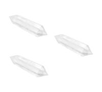 BCOATH 3piezas De Cuarzo Natural Hexagonal Para Sanación Energética y Decoración Del