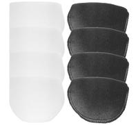BCOATH 4 Pares de Hombreras de Esponja Antideslizantes y Prácticas para Abrigos y Trajes, Cojines de Hombro de Tela para Costura y Refuerzo de Ropa