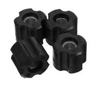 BCOATH 4 piezas Bujes para Cortacésped y Recortadora de Arbustos Kit de Diámetro para Tubos de Aluminio Construcción Duradera de PE Fácil Instalación