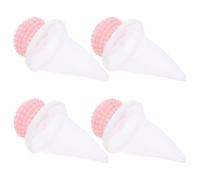 BCOATH 4 Piezas de Quitapelos para Lavadora Color Rosa, Filtro Atrapapelusas de Poliéster y Pp, Fácil de Limpiar y Compatible Pelo de Perro y Gato en Lavandería