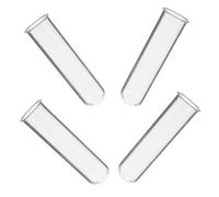 BCOATH 4 Piezas Jarrón Hidropónico de con Tubos de Ensayo Transparentes para Plantas Macetero Decorativo para Oficina y Diseño Elegante y Funcional