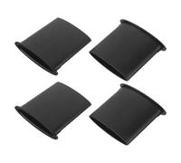 BCOATH 4 Piezas Tubo de Conducto para Altavoz Plano T-24 de Plástico Negro | Canal Interno de Aire, Diseño Compacto, para Caja de Subwoofer y Ranuras de Mueble