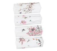 BCOATH 4 piezas Tubos de Barra de Labios Vacíos Envases DIY para Bálsamo Labial Diseño Elegante y Mate Semitransparente Contenedores Cosméticos Reutilizables para Maquillaje Doméstico