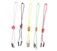 BCOATH 5 piezas Cordones Ajustables para con Clips Soporte Facial Antideslizante para Diseño de Dibujos Animados Protección Segura para Escuela y Actividades al Aire