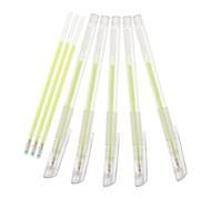 BCOATH 5 piezas Rotulador Fluorescente Verde para Cejas Microblading con Recambios Marcador Permanente para Maquillaje y Herramienta de Mapeo de Posición para Principiantes y Artistas