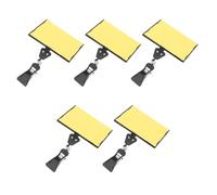 BCOATH 5 piezas Soportes para Etiquetas de Precio Reutilizables Portatarjetas Plásticos Transparentes para Supermercados y Tiendas Unidades Portaprecios con Etiquetas para Exhibición y