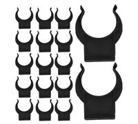 BCOATH 50 Clips de Plástico Negro para Zócalo de Cocina Diseño en Esquina, Accesorios Resistentes para Patas de Muebles en Ambientes de Cocina