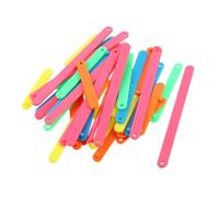 BCOATH 50 Piezas de Tiras Poligonales de Plástico para Enseñanza Matemática Tamaño Pequeño Color Multicolor Juguetes Didácticos para Aprender Geometría y Operaciones de Ángulos en