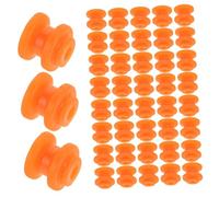 BCOATH 50 Piezas Kit de Poleas de Plástico Mini Modelo de Polea de Ranura Única para Construcción de Motores y Proyectos Stem Engranajes Pequeños para Ingeniería y Educación Color