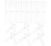 BCOATH 50piezas Estuche para Lápices Transparente Estuches para Bolígrafos Individuales Cajas De Obsequio para Bolígrafos para Organizar Materiales De Oficina La Escuela