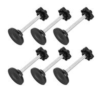 BCOATH 6 Piezas Blossom Clamping Knob Screws Ergonomic Hand Screws For Seniors Walkers Quick Replacement Nuts For Drive Walker Accessories Compatible Hardware