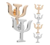 BCOATH 6 Piezas Conjunto de Broches de Solapa Psi Aleación Retro Pines de Diamantes Imitación para Psicólogos y Psiquiatras Accesorios Médicos Duraderos y Plata para Médicos y Enfermeras