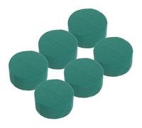 BCOATH 6 Piezas Espuma Floral Verde en Forma de Columna Redonda para Arreglos, Ligera y Absorbente, Adecuado para Centros de Mesa en Bodas y Decoración de Hogar