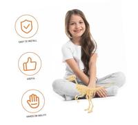 BCOATH 6 Piezas Kit de Dinosaurios Fósiles DIY para Juguetes Educativos de Montaje Manual con Modelos de Esqueletos de Plástico Actividad Creativa y Decorativa Infantil