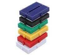 BCOATH 6 Piezas Mini Breadboards sin Soldadura Colores Surtidos para Experimentos Científicos y Circuitos Pequeños Laboratorio