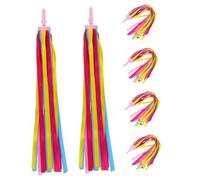 BCOATH 6 Piezas Serpentinas para Bicicleta Infantil de Borlas Decorativas para Manillar Niñas Accesorios de Cintas Coloridas para Bicicletas y Scooters Material Duradero y Mejor