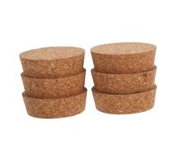 BCOATH 6 Piezas Tapones de Corcho para Jarrones de Unidades para Terrarios y Plantas Hidropónicas Cierres Reutilizables y Versátiles para Decoración Interior