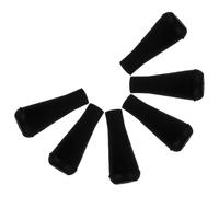 BCOATH 6 Puntas de Flecha de Goma Negra Redonda 6 Mm para Práctica de Tiro al Aire Libre, Equipo de Flechas Seguro y Duradero, Repuestos para Tiro Deportivo