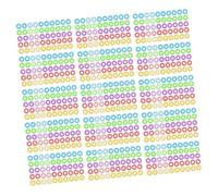 BCOATH 750 Piezas Unidades Etiquetas Adhesivas Refuerzo Autoadhesivas Protectoras Redondas para Papel Perforado Resistentes y Fáciles de Aplicar para Cuadernos y Escolares y Oficina