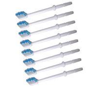 BCOATH 8 piezas Cabezal Cepillo Oral Recambio Unidades Compatible Irrigador Bucal Accesorio Duradero para Limpieza Interdental Familiar