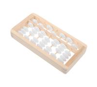 BCOATH Ábaco de Madera Educativo para Bebés Juguete Montessori con Cuentas Accesorio Decorativo para Guardería y Fotos del Primer Cumpleaños Diseño Duradero y Artesanal