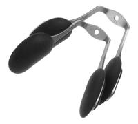 BCOATH Almohadillas Nasales Antideslizantes Integradas para Gafas de Sol Soporte Nasal Color Claro 1 Par de Almohadillas Negras Sólidas Kit Reparación Gafas Reposición Cómoda y Duradera