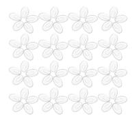 BCOATH Almohadillas Nasales para Gafas 100 Pares, Transparentes Inserto Plano, Antideslizantes, Alivio de Presión para Puente Nasal, Repuesto Práctico para Uso Diario, Cómodas para Piel