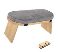 BCOATH Banco de Meditación Plegable de Madera Ergonómico Taburete Pequeño para Arrodillarse Asiento Portátil para Yoga Ejercicios de Postura y Prácticas de Mindfulness