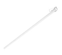 BCOATH Barra de Tiro para Cortinas de Acrílico Blanco de 30 Cm, Ligera Necesidad de Herramientas, Adecuado para Persianas y Cortinas Decorativas