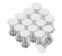 BCOATH Bases Metálicas Resorte Oscilante de 4 CM Adhesivas Doble Cara 15 Piezas para Muñecas Cabeza Móvil Accesorios DIY para Manualidades Decoración Espiral para Escritorio y