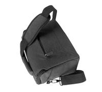 BCOATH Bolsa para Cámara de Nylon Negra Gran Capacidad y Correas Ajustables para Hombro, Diseño Moderno Bolsillos Frontales E Interiores Adecuado para Viajes