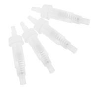 BCOATH Bomba Dispensadora de Jabón Blanco de Plástico para Cocina y Lavandería, 4 Piezas Uso Versátil y Fácil Instalación, Repuesto para Dispensador de Champú y Jabón