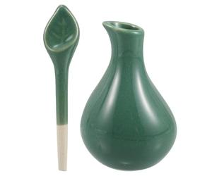 BCOATH Botella de Aceite Esencial de Cerámica Acabado Elegante para Masaje Tailandés y Centros de Spa, Dispensador para Aromaterapia y Mezcla de Aceites