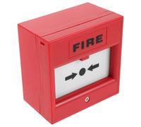 BCOATH Botón Manual de Alarma de Emergencia Rojo para Puerta Resistencia al Desgaste y Control Manual Mejorado, Cumplimiento Normas de Seguridad contra Incendios para Almacenes y
