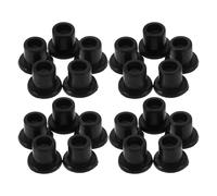 BCOATH Bujes de Pivote de Plástico Negro 100 para Puerta de Ducha Amortiguación de Vibraciones y Reducción de Ruido, Casquillo para Bisagra en Aplicaciones Interiores de Ducha