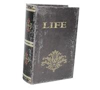 BCOATH Caja de Almacenamiento de Navidad Forma de Biblia de Madera Caja de Obsequio para Almacenar Dulces para Decoración de Fiesta de Navidad y Recuerdo de Fiesta