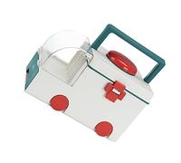 BCOATH Caja De Almacenamiento Médica De Plástico Botiquín De Primeros Auxilios Doble y Asa Para Organizador De Emergencia Para Hogar y Viajes