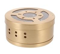 BCOATH Caja Quemadora De Moxa De Cobre Grueso Portátil, Control De Temperatura Ajustable, Tanque De Calor Para Moxibustión Uso Diario y Terapéutico, Adecuada Para Personas Mayores