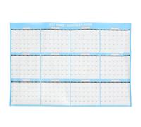 BCOATH Calendario Mensual Colgante de Pared Azul de Papel para Organizar y Registrar Eventos Uso a Largo Plazo Adecuado para Recordar Tareas Importantes