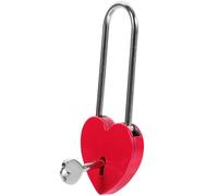 BCOATH Candado Fácil de Almacenar Pequeño en Forma de Corazón de Aleación de Zinc con Llave y Adecuado para Diario, Joyero o Mochila