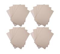 BCOATH Cartón para Manualidades de Doble Cara Marrón, Papel para Pintar 20 Hojas, Material Delicado Adecuado para Bricolaje y Actividades en Grupo