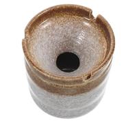 BCOATH Cenicero Japonés de Cerámica Estilo Retro Chino Diseño de Embudo Prueba de Viento para Restaurante de Sushi Artística para Mesa Cenicero Vintage y Funcional para Hogar