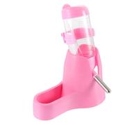 BCOATH Comedero para Hámster Multifunción de Plástico Rosa con Capacidad de 80ml, Incluye Soporte, Adecuado para Alimentar y Esconder a Mascotas Pequeñas Cuando No Estás en Casa