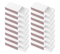 BCOATH Contenedor de Fósforos en Blanco con Diseño Deslizante, Papel Resistente y Almacenamiento Conveniente, 50 Unidades para Chimeneas y Uso al Aire Libre