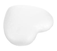 BCOATH Corazón de Poliestireno Blanco de 23 Cm para Modelado de Manualidades DIY Espuma Ligera y Superficie para Pintar, Adecuado para Ocasiones Festivas y Decoraciones