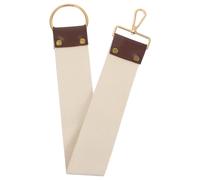 BCOATH Correa de Afilado de Lona Beige para Cuchillas, Material de Algodón Resistente, Fácil de Usar para Mantener y Afilar Hojas de Afeitar