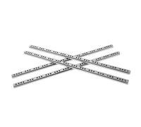 BCOATH Correderas de Cierre Suave Silenciosas para Cajones de Acero Rodamiento, Rieles de Dos Vías y Extensión Completa para Escritorios Compactos y Hogar, 4 Pares